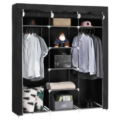 69" Portable Closet Wardrobe Clothes Ample Storage Space Organizer Armoire Free -Home Appliances Store 69 portable closet wardrobe clothes ample storage space organizer armoire free 68070.1719494051
