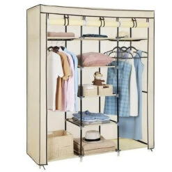69" Portable Closet Wardrobe Clothes Ample Storage Space Organizer Armoire Free -Home Appliances Store 69 portable closet wardrobe clothes ample storage space organizer armoire free 91966.1719494051