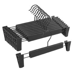 GENERIC 80 Strong Pants Hangers Adjustable Clip Nonslip For Trousers Skirt Dress Slacks -Home Appliances Store 80 strong pants hangers adjustable clip nonslip for trousers skirt dress slacks 91548.1718356049