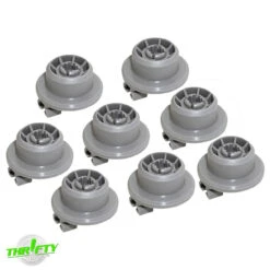 12004485 10004364 (8 Pk) Dishwasher Lower Wheel For Bosch / Thermador