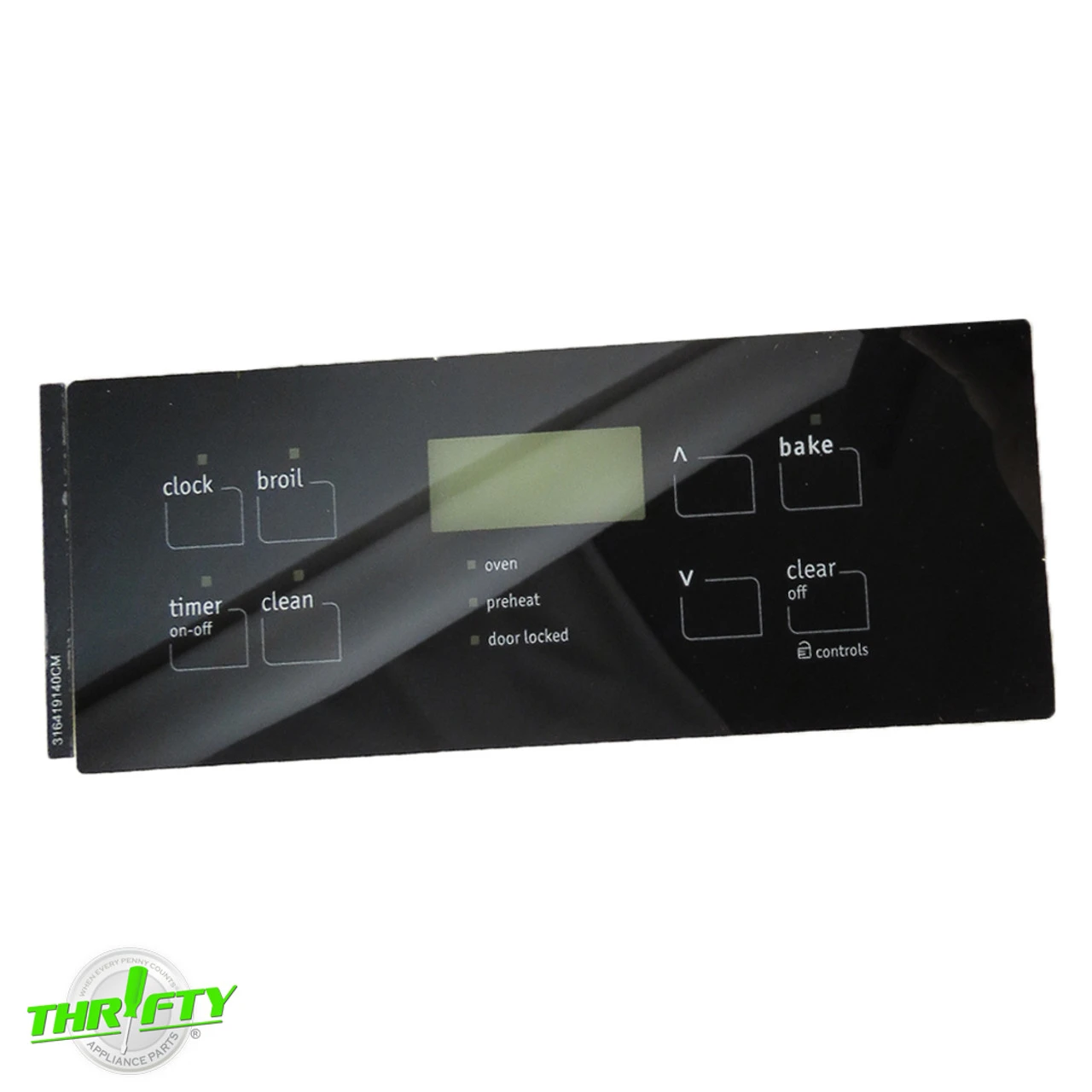 316419140 Range Control Overlay For Frigidaire / Crosley 3 316419140 Range Control Overlay For Frigidaire / Crosley