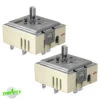 9758060 (2 Pack) Range Dual Burner Infinite Switch For Whirlpool -Home Appliances Store APN9758060 2PK 73151.1666284325