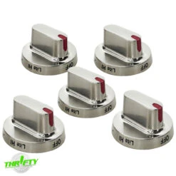 DG64-00472B (5PK) Range Burner Knob For Samsung