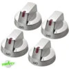 DG64-00473A (4 Pack) Range Burner Control Knob For Samsung
