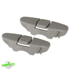 W10082861 (2 Pack) Dishwasher Rail Stop End Cap For Whirlpool / Amana / Maytag