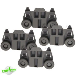 W10195417 (4 Pack) Dishwasher Rack Roller For Whirlpool / KitchenAid / Ikea