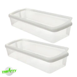 W10321304 (2 Pack) Refrigerator Door Bin For Whirlpool / Maytag / KitchenAid