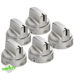 WB03X24818 (5 Pack) Range Burner Knob For GE