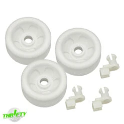 WD12X271 (3 Pack) Dishwasher Rack Roller For GE / Hotpoint