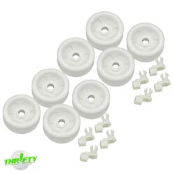 WD12X271 (8 Pack) Dishwasher Rack Roller For GE / Hotpoint