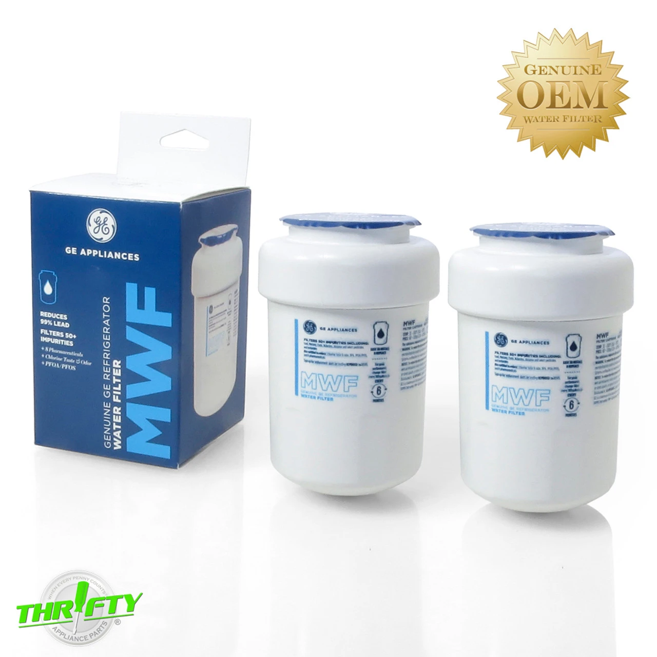 MWF MWFP (2 Pack) GE / Kenmore Refrigerator Water Filter 3 MWF MWFP (2 Pack) GE / Kenmore Refrigerator Water Filter