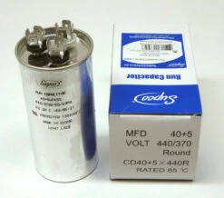 Air Conditioning HVAC Round Dual Motor Run Capacitor 40 + 5 MFD 440 Volt -Home Appliances Store air conditioning hvac round dual motor run capacitor 40 5 mfd 440 volt 21707.1665679213