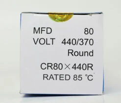Air Conditioning HVAC Round Fan Motor Run Capacitor 80 MFD 440 Volts 9 Air Conditioning HVAC Round Fan Motor Run Capacitor 80 MFD 440 Volts -Home Appliances Store air conditioning hvac round fan motor run capacitor 80 mfd 440 volts 06363.1665669473