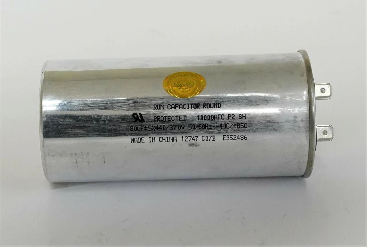 Air Conditioning HVAC Round Fan Motor Run Capacitor 80 MFD 440 Volts 5 Air Conditioning HVAC Round Fan Motor Run Capacitor 80 MFD 440 Volts - Image 3