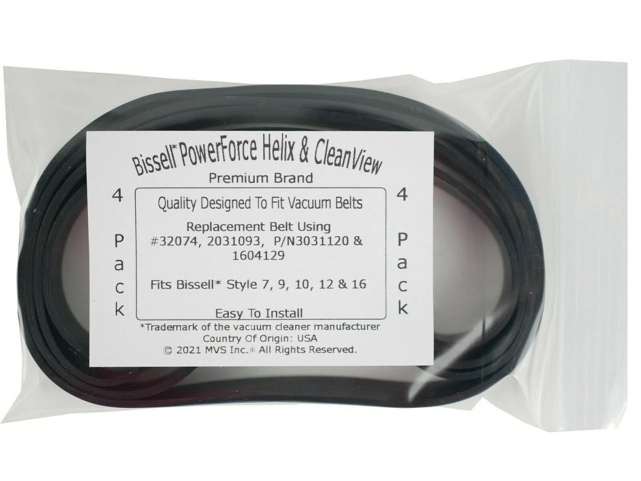Bissell PowerForce Helix & CleanView P/N3031120 Style 7/9/10/12/14/1 4 Bissell PowerForce Helix & CleanView P/N3031120 Style 7/9/10/12/14/1 - Image 2