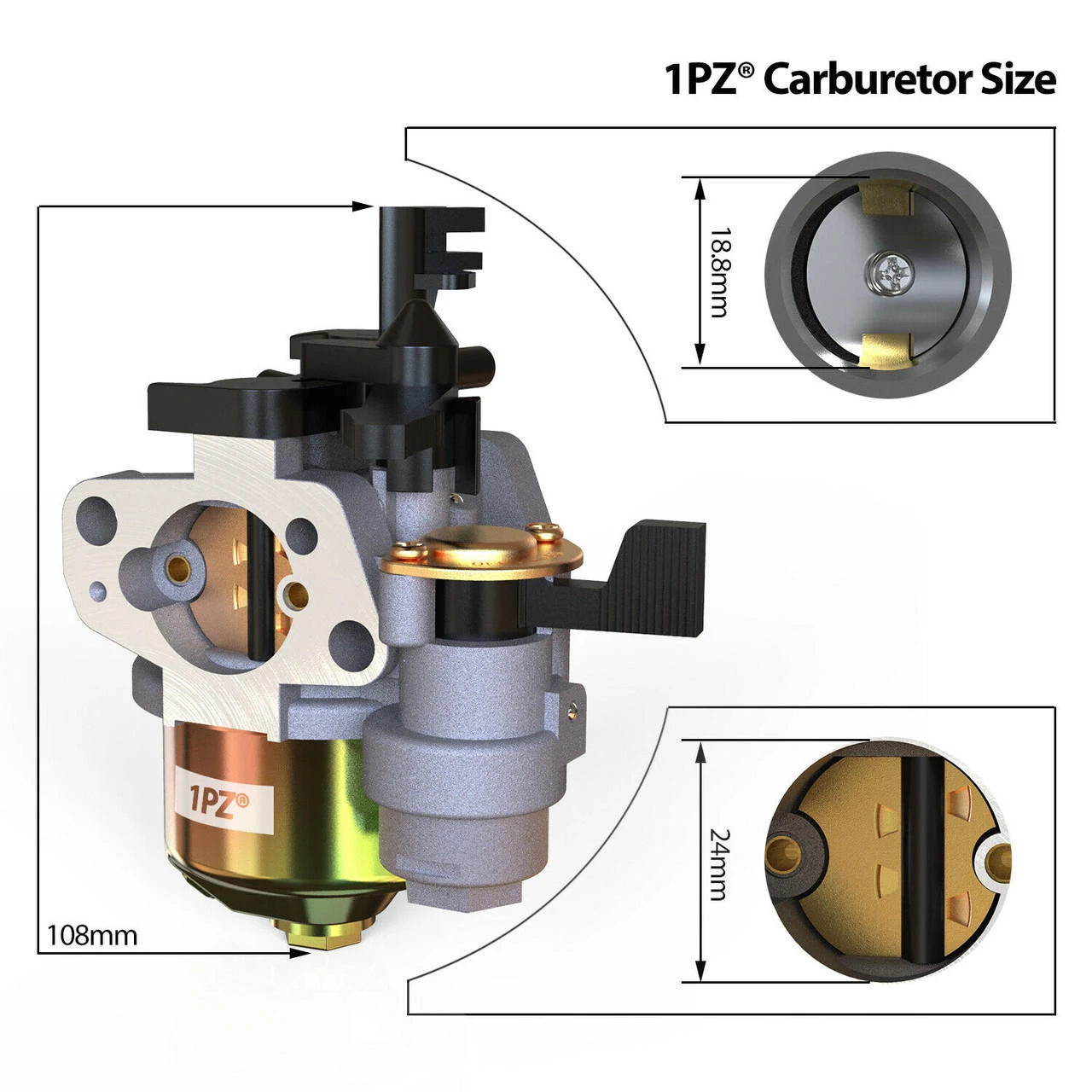 CARBURETOR CARB FOR HONDA GX120 GX160 GX200 5.5 HP 6.5 HP GENERATOR ENGINE PARTS 7 CARBURETOR CARB FOR HONDA GX120 GX160 GX200 5.5 HP 6.5 HP GENERATOR ENGINE PARTS - Image 5
