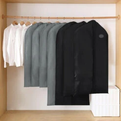GENERIC Clothes Garment Dustproof Cover Suit Coat Dress Hanging Storage Bag Protector -Home Appliances Store clothes garment dustproof cover suit coat dress hanging storage bag protector 34662.1718359350
