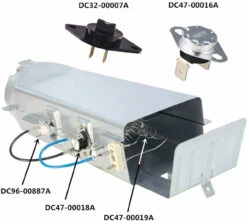 DC97-14486A Dryer Heating Element Duct Assembly Replace DC97-08891A Samsung 10 DC97-14486A Dryer Heating Element Duct Assembly Replace DC97-08891A Samsung -Home Appliances Store dc97 14486a dryer heating element duct assembly replace dc97 08891a samsung 52566.1665667824