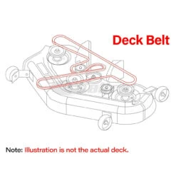 Deck Belt For Ariens / Gravely ZOOM XL54 ZTXL54 ZT2552 W/ 52" Decks 07200023