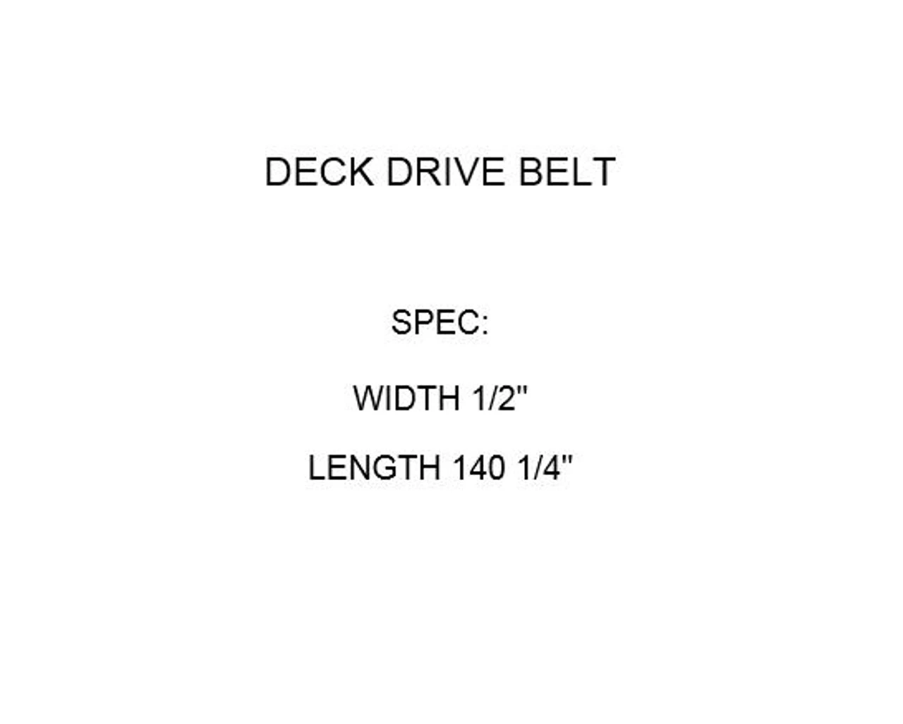 Deck Drive Belt For John Deere L130 LA130 LA140 LA145 LA155 GX21833 GX20571 4 Deck Drive Belt For John Deere L130 LA130 LA140 LA145 LA155 GX21833 GX20571 - Image 2