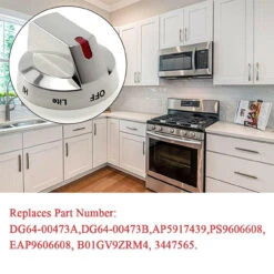 DG64-00473A Top Burner Control Dial Knob With Reinforced Ring Samsung Range 10 DG64-00473A Top Burner Control Dial Knob With Reinforced Ring Samsung Range -Home Appliances Store dg64 00473a top burner control dial knob with reinforced ring samsung range 73290.1701429026