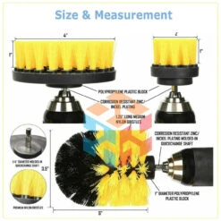 Drill Brushes Set 4pcs Tile Grout Power Scrubber Cleaner Spin Tub Shower Wall -Home Appliances Store drill brushes set 4pcs tile grout power scrubber cleaner spin tub shower wall 30229.1665655821