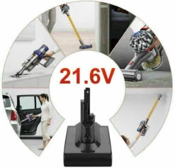 GENERIC For DYSON V7 Battery 21.6V 5.0Ah V7 Absolute V7 Motorhead Pro V7 Trigger V7 HEPA -Home Appliances Store for dyson v7 battery 21.6v 5.0ah v7 absolute v7 motorhead pro v7 trigger v7 hepa 23687.1665669492