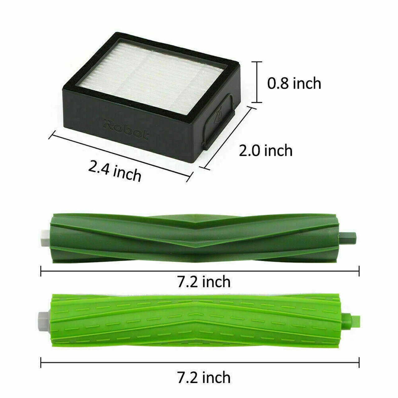 GENERIC For IRobot Roomba Replacement Parts Side, Roller Brushes, Filters E5 E6 E7 I3 + 4 GENERIC For IRobot Roomba Replacement Parts Side, Roller Brushes, Filters E5 E6 E7 I3 + - Image 2