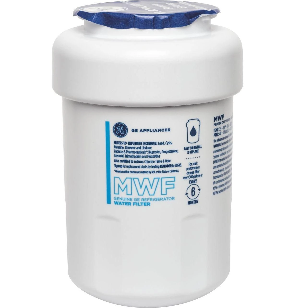 GE MWF Refrigerator Water Filter MWFP 4 GE MWF Refrigerator Water Filter MWFP - Image 2