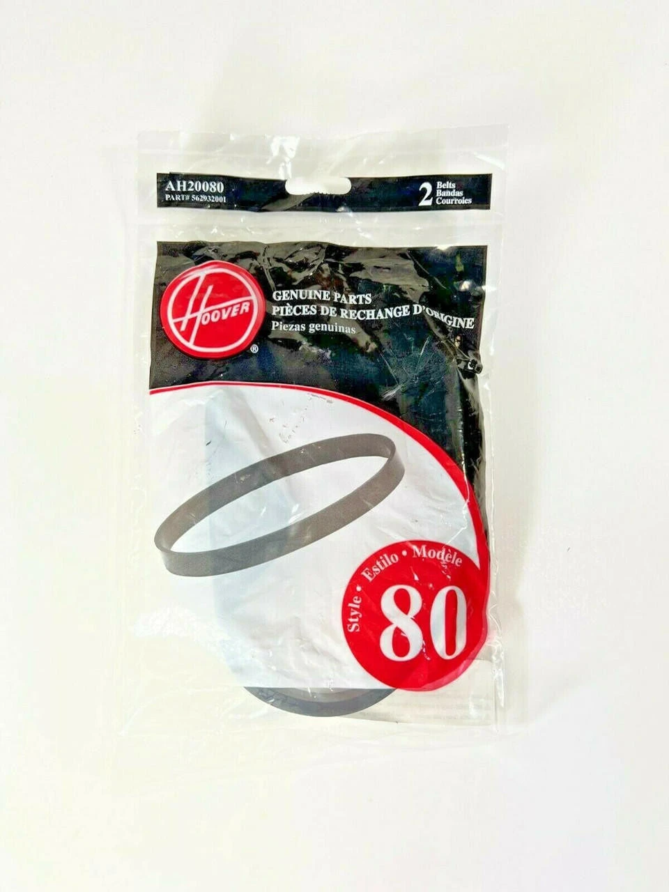 Hoover AH20080 562932001 38528-058 1 Pack Of 2 Belts 6 Hoover AH20080 562932001 38528-058 1 Pack Of 2 Belts - Image 4