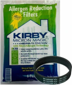 Kirby 6 Cloth Sentria Hepa Micron Magic Ultimate G + 1 Free Belt Vacuum Bags