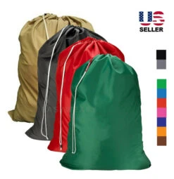 Laundry Bag Heavy Duty Drawstring Nylon College Home Large Jumbo 30x40 New