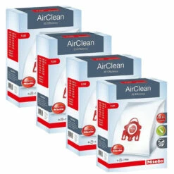 Miele FJM Vacuum Bags - 3D AirClean - 4 HEPA Bags & 2 Filters Per Box -Home Appliances Store miele fjm vacuum bags 3d airclean 4 hepa bags and 2 filters per box 72918.1717582076