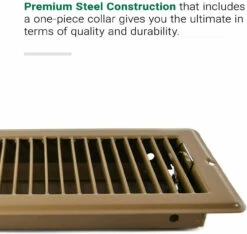 Mobile Home Floor Register 4 X 8 Brown W/ Damper 6-pack -Home Appliances Store mobile home floor register 4 x 8 brown w damper 6 pack 50406.1717520639