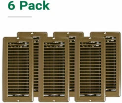 Mobile Home Floor Register 4 X 8 Brown W/ Damper 6-pack -Home Appliances Store mobile home floor register 4 x 8 brown w damper 6 pack 69655.1717520639