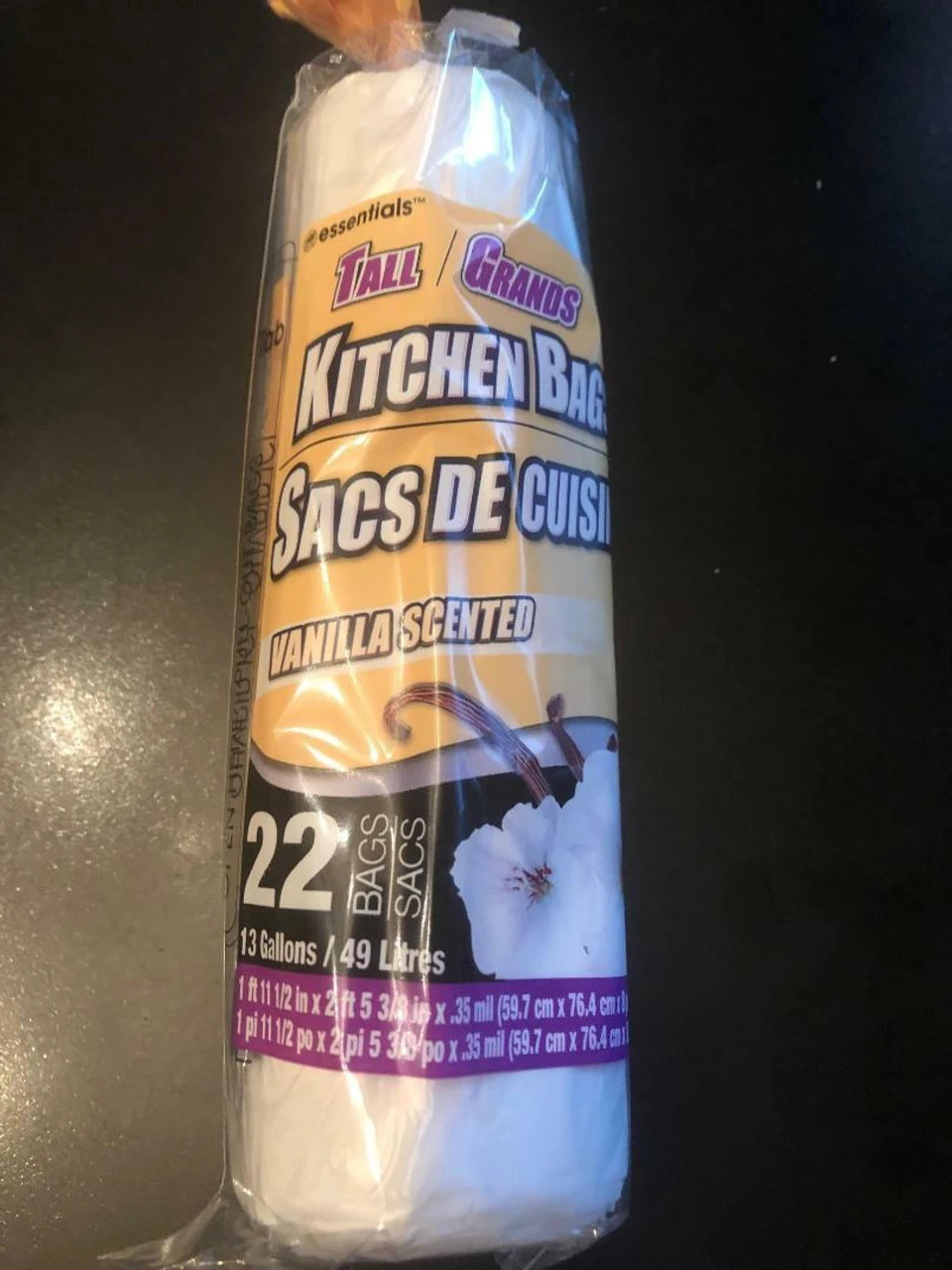 Essentials New Scented Garbage Trash Bags 4, 7, 8, Or 13 Gallon - Rose Vanilla Lemon, More 15 Essentials New Scented Garbage Trash Bags 4, 7, 8, Or 13 Gallon - Rose Vanilla Lemon, More - Image 13