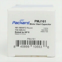 Packard PMJ161 Motor Start Capacitor. 161-193 MFD UF / 110-125 VAC 8 Packard PMJ161 Motor Start Capacitor. 161-193 MFD UF / 110-125 VAC -Home Appliances Store packard pmj161 motor start capacitor 161 193 mfd uf 110 125 vac 88803.1665672513