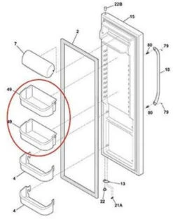 Refrigerator Gallon Door Bin Shelf For Frigidaire 240356402 AP2549958 PS430122 -Home Appliances Store refrigerator gallon door bin shelf for frigidaire 240356402 ap2549958 ps430122 32871.1702289342
