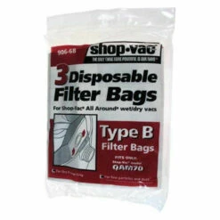 Shop Vac 90668 2-2.5 Gallon Type B All Around Vacuum Bag, 3-Pack -Home Appliances Store shop vac 90668 2 2.5 gallon type b all around vacuum bag 3 pack 46267.1683338717