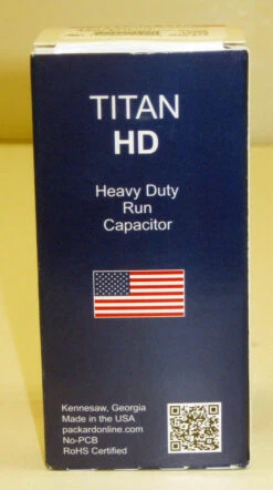 TitanHD PRCFD405A American-Made Round Run Dual Capacitor. 40/5 MFD/UF 440 Volts -Home Appliances Store titanhd prcfd405a american made round run dual capacitor 405 mfduf 440 volts 44558.1674707381