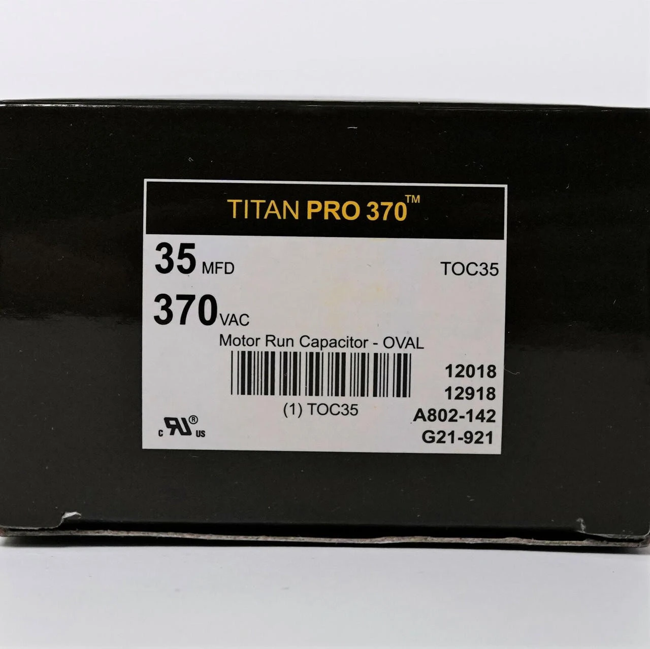 TitanPro TOC35 HVAC Oval Motor Run Capacitor. 35 MFD/UF 370 Volts 5 TitanPro TOC35 HVAC Oval Motor Run Capacitor. 35 MFD/UF 370 Volts - Image 3