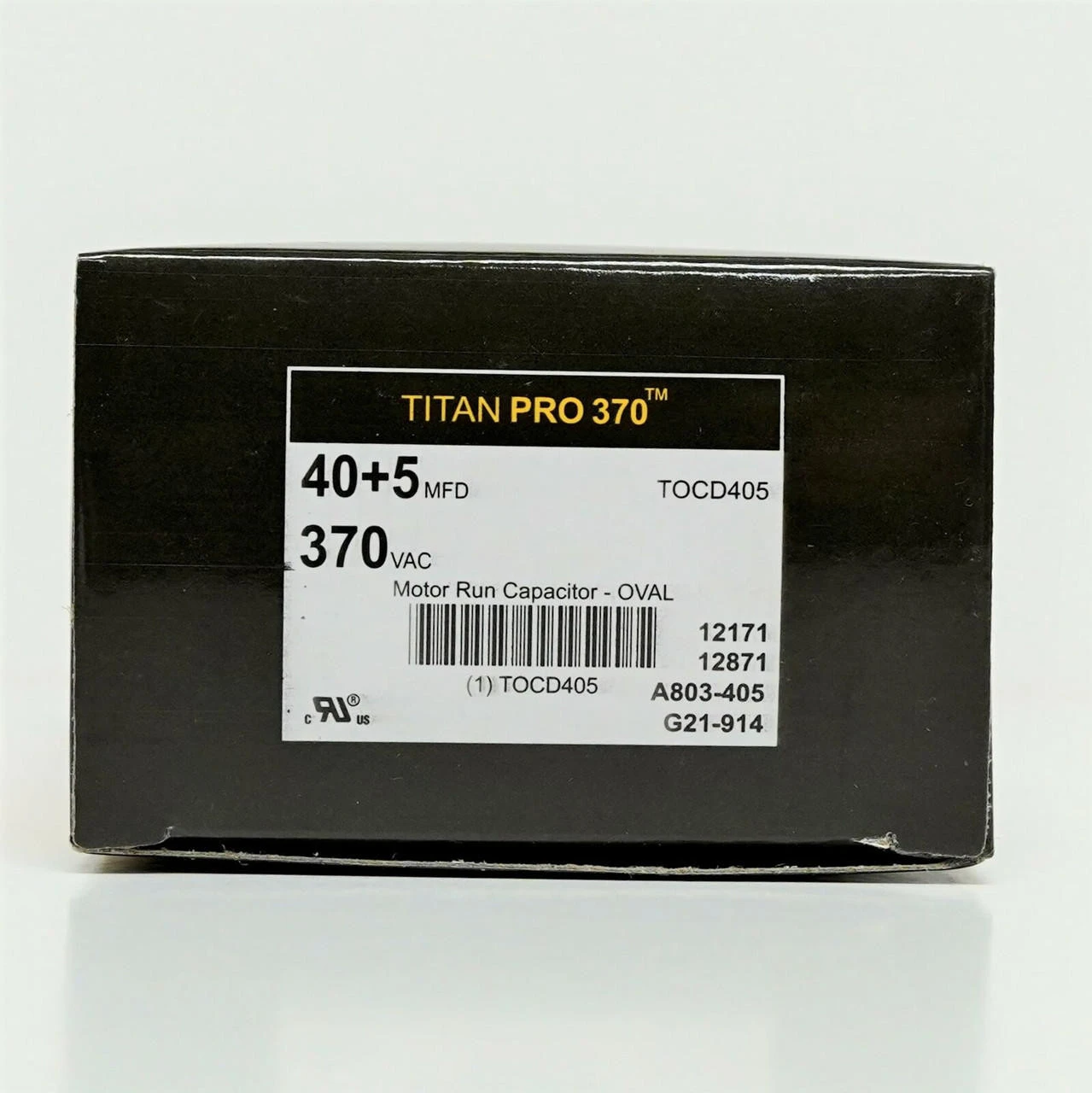 TitanPro TOCD405 HVAC Oval Dual Motor Run Capacitor. 40/5 MFD/UF 370 Volts 5 TitanPro TOCD405 HVAC Oval Dual Motor Run Capacitor. 40/5 MFD/UF 370 Volts - Image 3