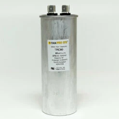 TitanPro TRC80 HVAC Round Motor Run Capacitor. 80 MFD/UF 370 Volts -Home Appliances Store titanpro trc80 hvac round motor run capacitor 80 mfduf 370 volts 43986.1665680076