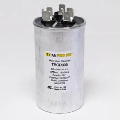 TitanPro TRCD303 HVAC Round Dual Motor Run Capacitor. 30/3 MFD/UF 370 Volts -Home Appliances Store titanpro trcd303 hvac round dual motor run capacitor 303 mfduf 370 volts 48765.1665671425
