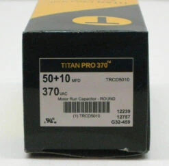 TitanPro TRCD5010 HVAC Round Dual Motor Run Capacitor. 50/10 MFD/UF 370 Volts -Home Appliances Store titanpro trcd5010 hvac round dual motor run capacitor 5010 mfduf 370 volts 17206.1665673341