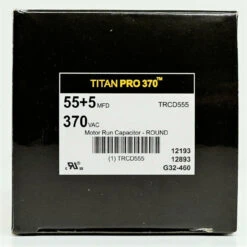 TitanPro TRCD555 HVAC Round Dual Motor Run Capacitor. 55/5 MFD/UF 370 Volts -Home Appliances Store titanpro trcd555 hvac round dual motor run capacitor 555 mfduf 370 volts 12854.1665667945