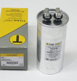 TitanPro TRCF45 HVAC Round Motor Run Capacitor. 45 MFD/UF 440/370 Volts -Home Appliances Store titanpro trcf45 hvac round motor run capacitor 45 mfduf 440370 volts 22242.1665677299