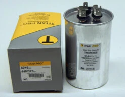 TitanPro TRCFD505 HVAC Round Dual Motor Run Capacitor. 50/5 MFD/UF440/370 Volts -Home Appliances Store titanpro trcfd505 hvac round dual motor run capacitor 505 mfduf440370 volts 94979.1665675350