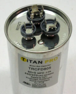 TitanPro TRCFD805 HVAC Round Dual Motor Run Capacitor. 80/5 MFD/UF440/370 Volts 6 TitanPro TRCFD805 HVAC Round Dual Motor Run Capacitor. 80/5 MFD/UF440/370 Volts -Home Appliances Store titanpro trcfd805 hvac round dual motor run capacitor 805 mfduf440370 volts 99989.1665674668