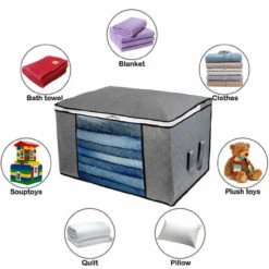 GENERIC US Large Anti Dust Clothes Storage Bag Quilt Blanket Storage Sort Home Organizer -Home Appliances Store us large anti dust clothes storage bag quilt blanket storage sort home organizer 41914.1717945719